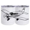 10 oz. White Stainless Steel Short Tumbler Thumbnail