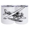 10 oz. White Stainless Steel Short Tumbler Thumbnail