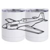 10 oz. White Stainless Steel Short Tumbler Thumbnail