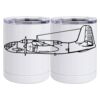 10 oz. White Stainless Steel Short Tumbler Thumbnail