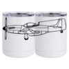 10 oz. White Stainless Steel Short Tumbler Thumbnail
