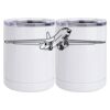 10 oz. White Stainless Steel Short Tumbler Thumbnail