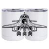 10 oz. White Stainless Steel Short Tumbler Thumbnail