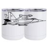 10 oz. White Stainless Steel Short Tumbler Thumbnail