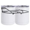 10 oz. White Stainless Steel Short Tumbler Thumbnail