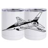 10 oz. White Stainless Steel Short Tumbler Thumbnail