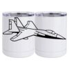 10 oz. White Stainless Steel Short Tumbler Thumbnail