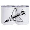 10 oz. White Stainless Steel Short Tumbler Thumbnail