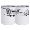 10 oz. White Stainless Steel Short Tumbler Thumbnail