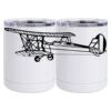 10 oz. White Stainless Steel Short Tumbler Thumbnail