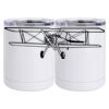 10 oz. White Stainless Steel Short Tumbler Thumbnail