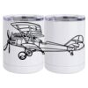 10 oz. White Stainless Steel Short Tumbler Thumbnail