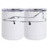 10 oz. White Stainless Steel Short Tumbler Thumbnail