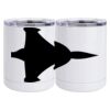 10 oz. White Stainless Steel Short Tumbler Thumbnail