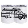 10 oz. White Stainless Steel Short Tumbler Thumbnail
