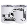 10 oz. White Stainless Steel Short Tumbler Thumbnail