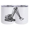 10 oz. White Stainless Steel Short Tumbler Thumbnail