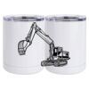 10 oz. White Stainless Steel Short Tumbler Thumbnail