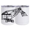 10 oz. White Stainless Steel Short Tumbler Thumbnail