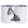 10 oz. White Stainless Steel Short Tumbler Thumbnail