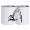 10 oz. White Stainless Steel Short Tumbler Thumbnail