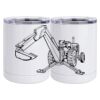 10 oz. White Stainless Steel Short Tumbler Thumbnail