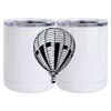 10 oz. White Stainless Steel Short Tumbler Thumbnail