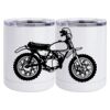10 oz. White Stainless Steel Short Tumbler Thumbnail