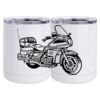 10 oz. White Stainless Steel Short Tumbler Thumbnail