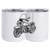 10 oz. White Stainless Steel Short Tumbler Thumbnail