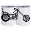 10 oz. White Stainless Steel Short Tumbler Thumbnail
