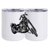 10 oz. White Stainless Steel Short Tumbler Thumbnail
