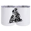 10 oz. White Stainless Steel Short Tumbler Thumbnail