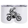 10 oz. White Stainless Steel Short Tumbler Thumbnail