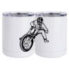 10 oz. White Stainless Steel Short Tumbler Thumbnail