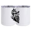 10 oz. White Stainless Steel Short Tumbler Thumbnail