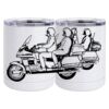 10 oz. White Stainless Steel Short Tumbler Thumbnail