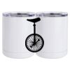 10 oz. White Stainless Steel Short Tumbler Thumbnail
