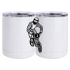 10 oz. White Stainless Steel Short Tumbler Thumbnail