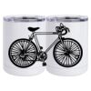 10 oz. White Stainless Steel Short Tumbler Thumbnail