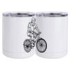 10 oz. White Stainless Steel Short Tumbler Thumbnail