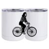 10 oz. White Stainless Steel Short Tumbler Thumbnail