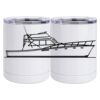 10 oz. White Stainless Steel Short Tumbler Thumbnail