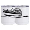 10 oz. White Stainless Steel Short Tumbler Thumbnail