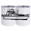 10 oz. White Stainless Steel Short Tumbler Thumbnail