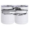 10 oz. White Stainless Steel Short Tumbler Thumbnail