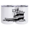 10 oz. White Stainless Steel Short Tumbler Thumbnail