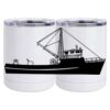 10 oz. White Stainless Steel Short Tumbler Thumbnail
