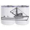 10 oz. White Stainless Steel Short Tumbler Thumbnail