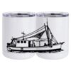 10 oz. White Stainless Steel Short Tumbler Thumbnail